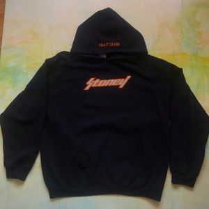 POST MALONE STONEY MERCH HOODIE BLACK